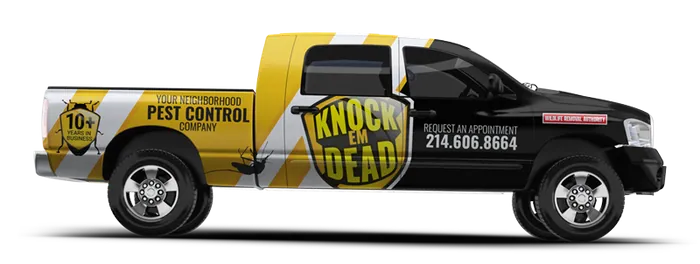 Knock Em Dead Pest Control service truck